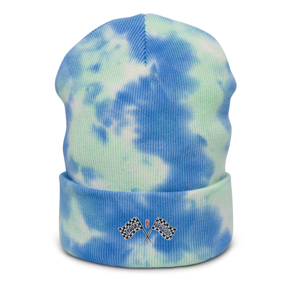 Checkered Flag w/ Thank U Brandon logo (Sky Blue) | Democracyfighter