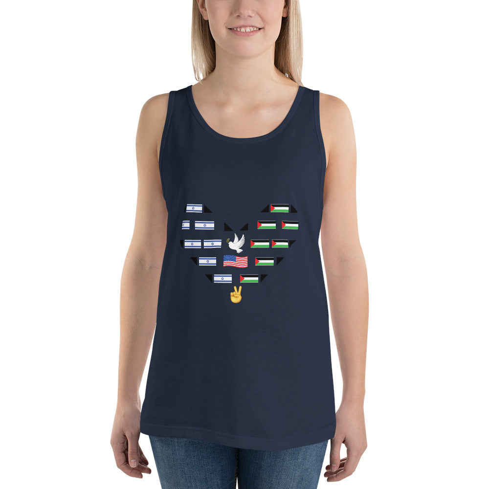 Women's Flags of Peace Tank Top