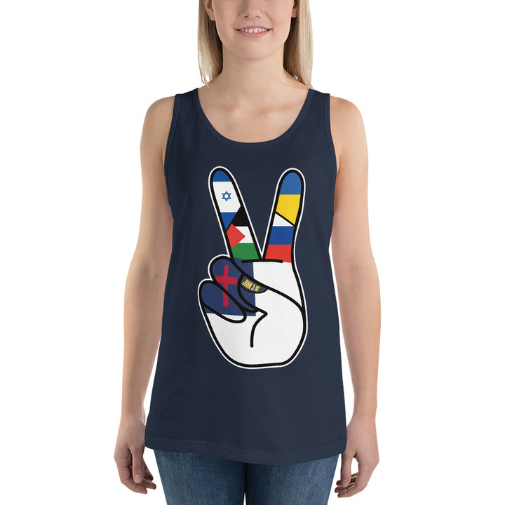 Women's Christian Flag For Peace Tank Top
