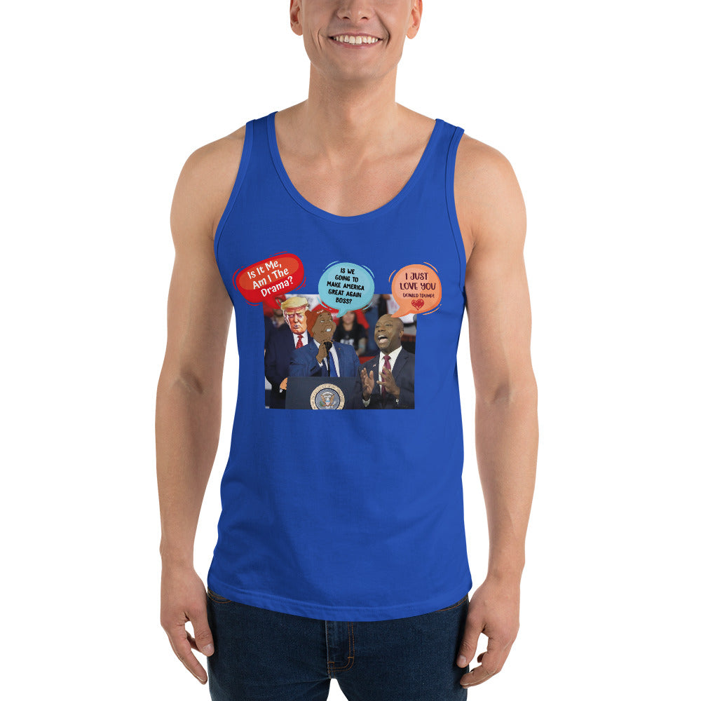 Men's Uncle Tim Scott Tank Top | best, cheap, dad, democracy, design, fabric, hat, onlyfans, tank, top | Democracyfighterz