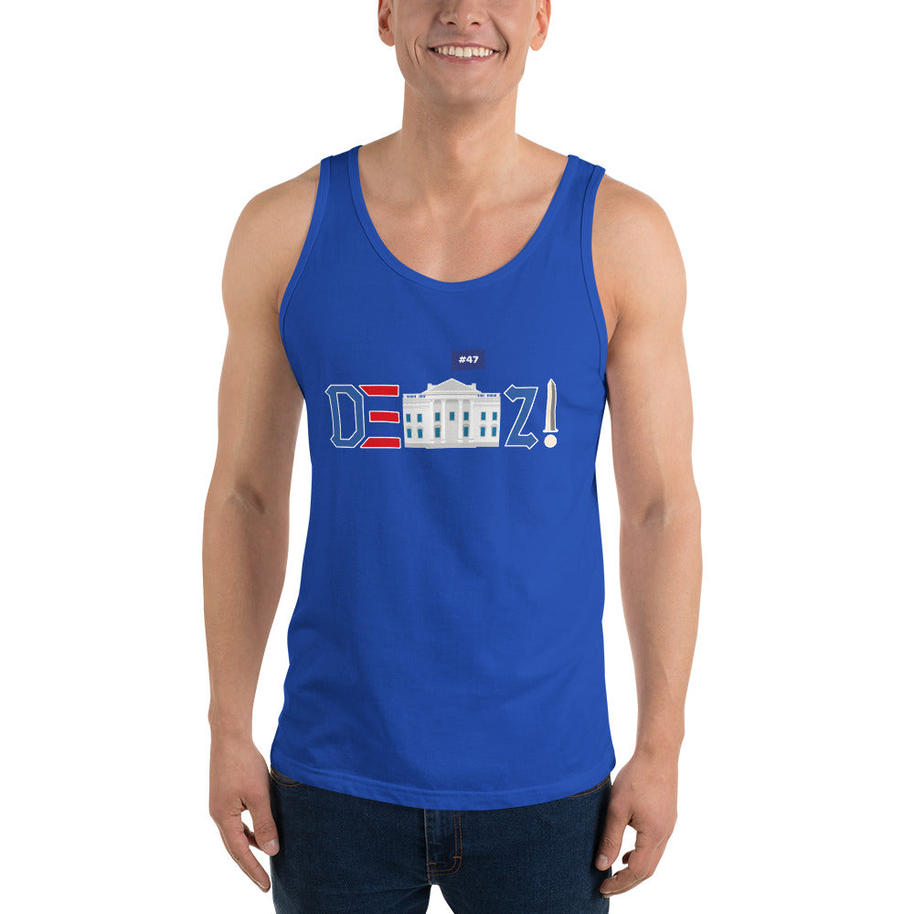 Men's Demz House Tank Top | best, cheap, dad, democracy, design, fabric, hat, onlyfans, tank, top | Democracyfighterz