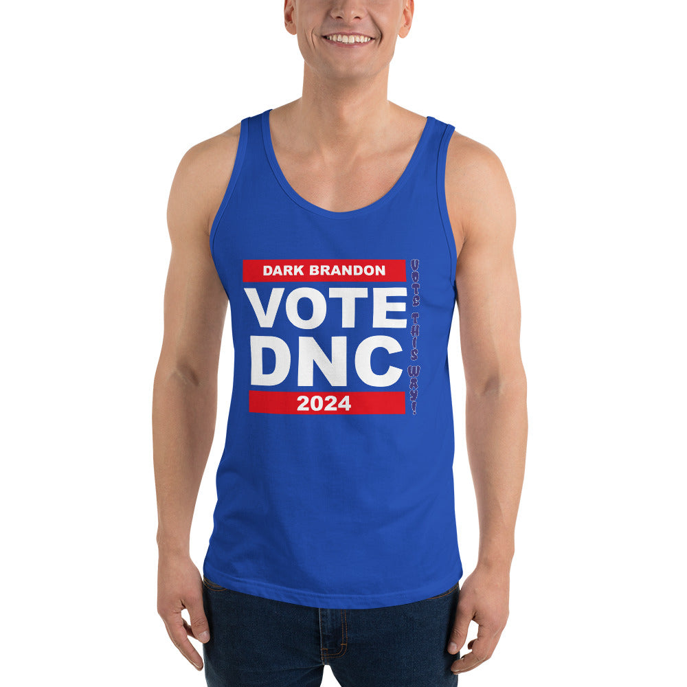 Men's Vote DNC Tank Top | best, cheap, dad, democracy, design, fabric, onlyfans, tank, top | Democracyfighterz