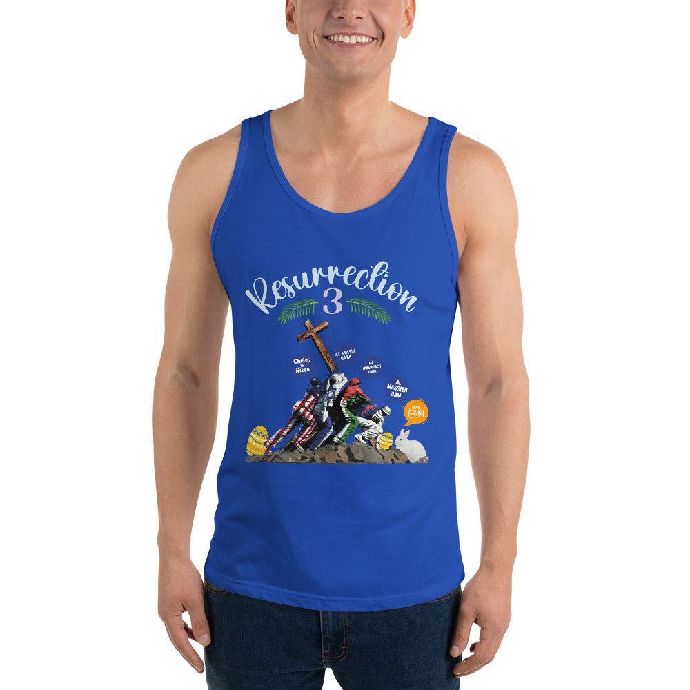 Men's Resurrection 1 Tank Top | best, cheap, dad, democracy, design, fabric, onlyfans, tank, top | Democracyfighterz