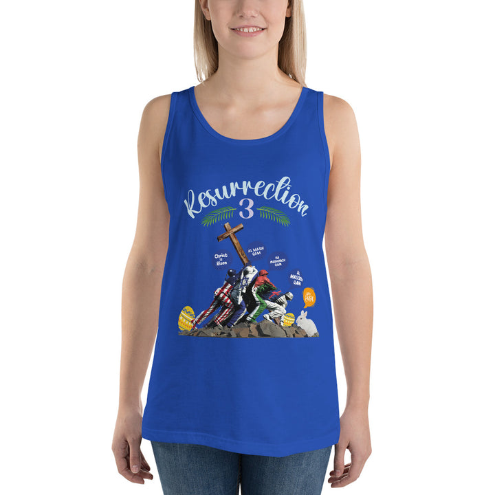 Women's Resurrection 1 Tank Top | best, cheap, dad, democracy, design, fabric, onlyfans, tank, top | Democracyfighterz