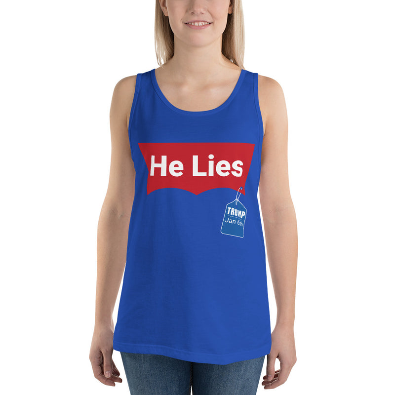 Women's Democracy Fighter He Lies Tank Top | best, cheap, dad, democracy, design, fabric, onlyfans, tank, top | Democracyfighterz