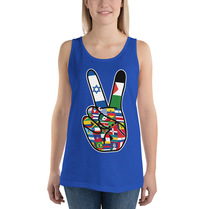 Women's Latin American For Peace Tank Top | best, cheap, dad, democracy, design, fabric, onlyfans, tank, top | Democracyfighterz