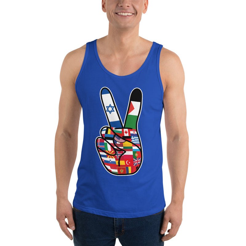 Men's Nato For Peace Tank Top | best, dad, democracy, design, fabric, onlyfans, tank, top | Democracyfighterz