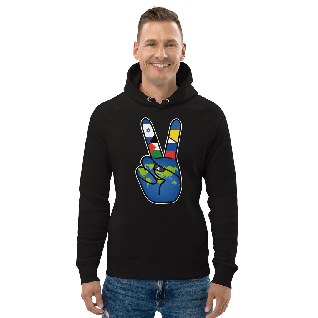 Men's World For Peace Hoodie | African, America, Caribbean, Gaza Peace, Israel, Latin America, Palestinian, World | Democracyfighterz