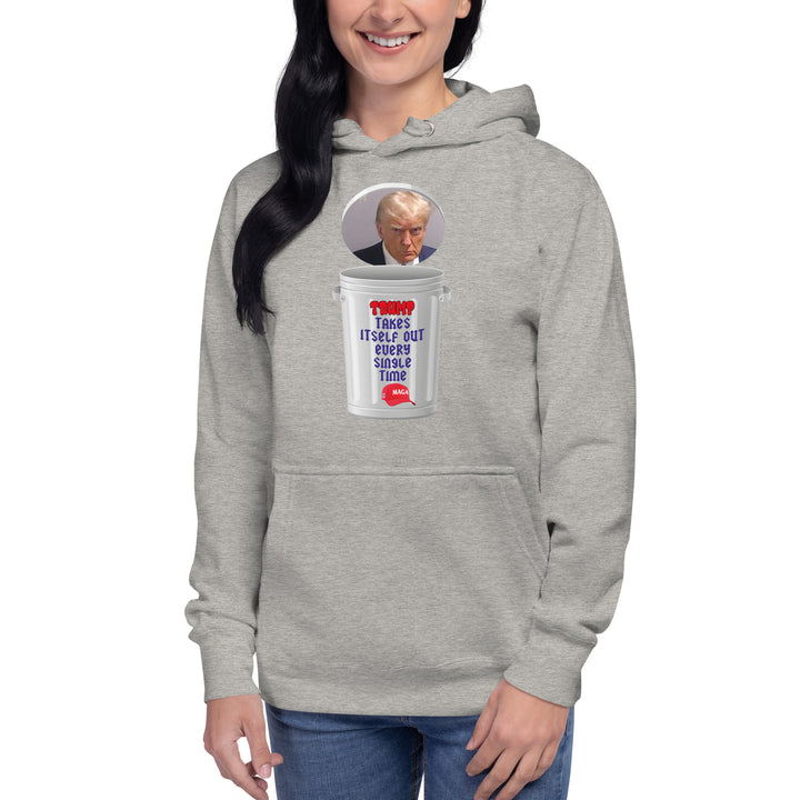 Democracy Fighter Trash Can Hoodie