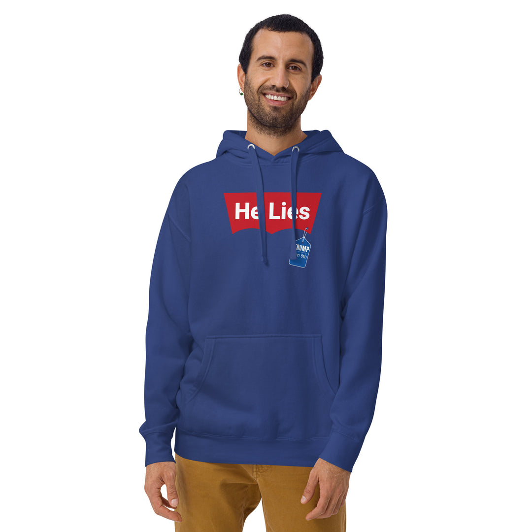 Democracy Fighter He Lies Hoodie | African, Gaza Peace, Latin America, Palestinian | Democracyfighterz