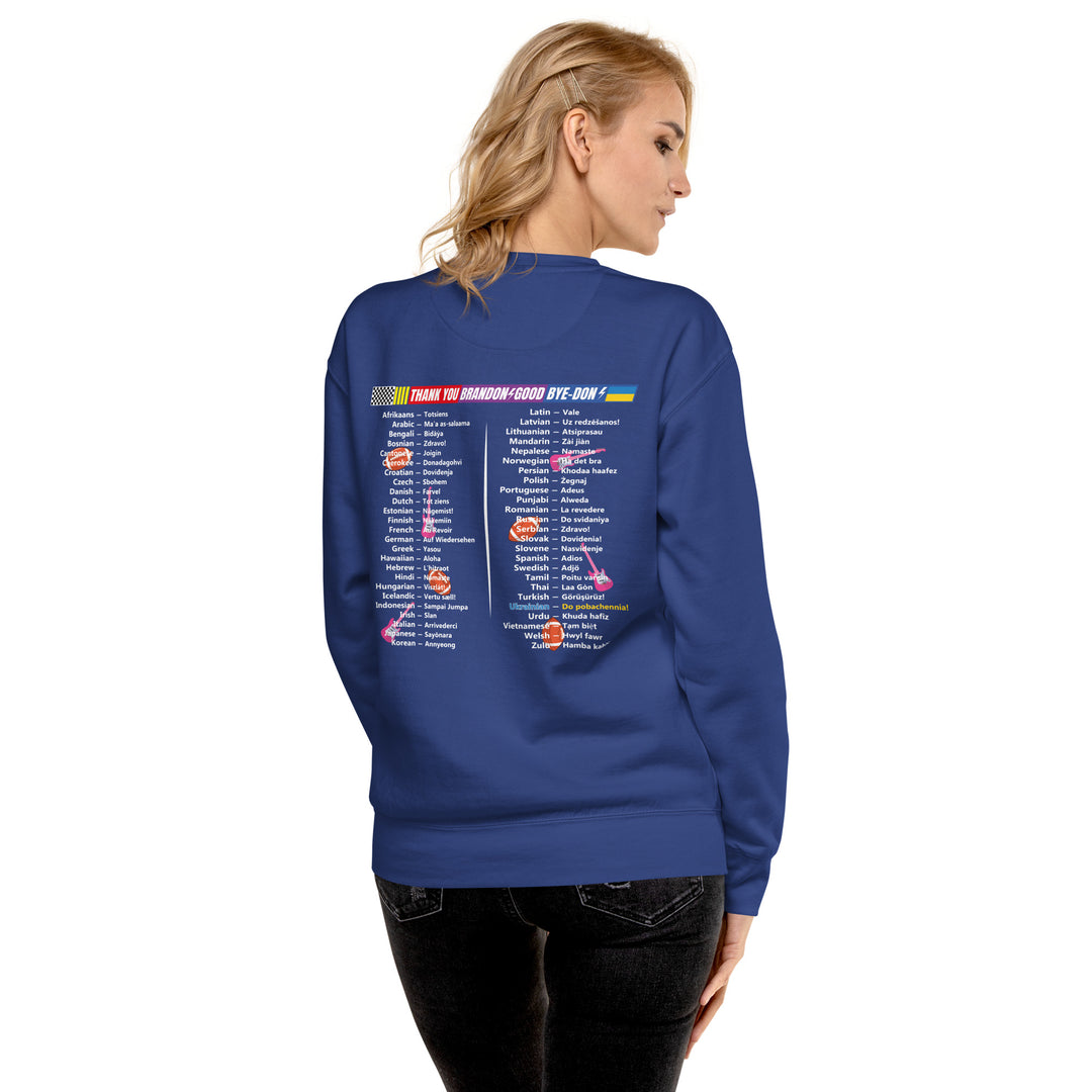 Democracy Fighter Trash Can Sweat Shirt