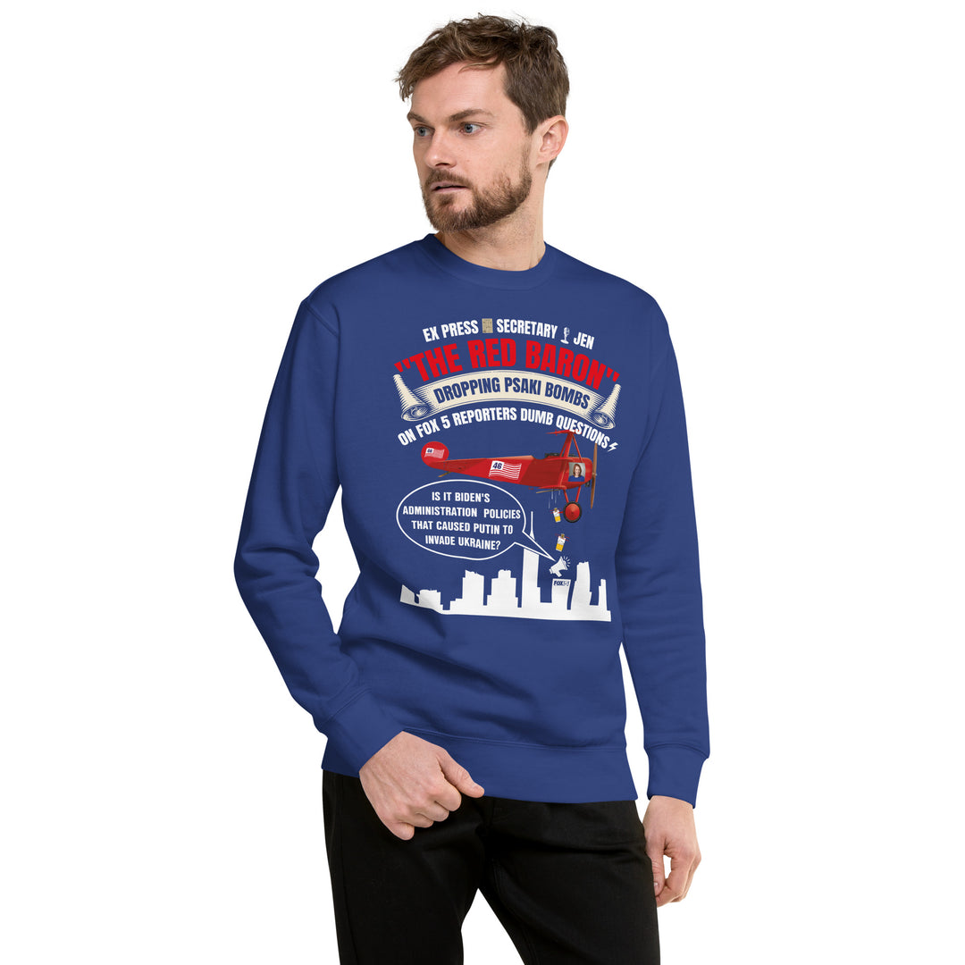 Men's Red Barron Sweat Shirt | Democracyfighter