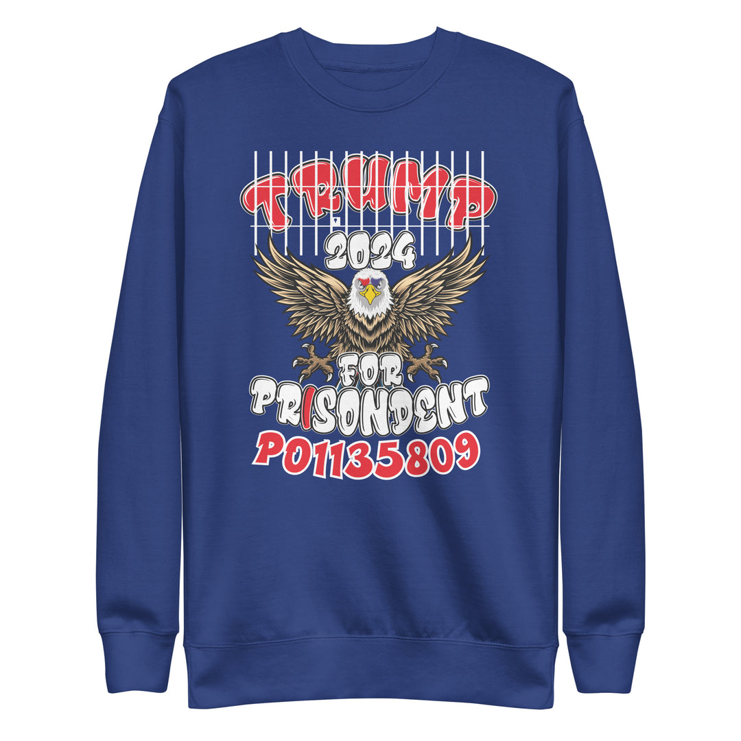 Men's Trump 2024 For Prisodent Sweat Shirt | Democracyfighter