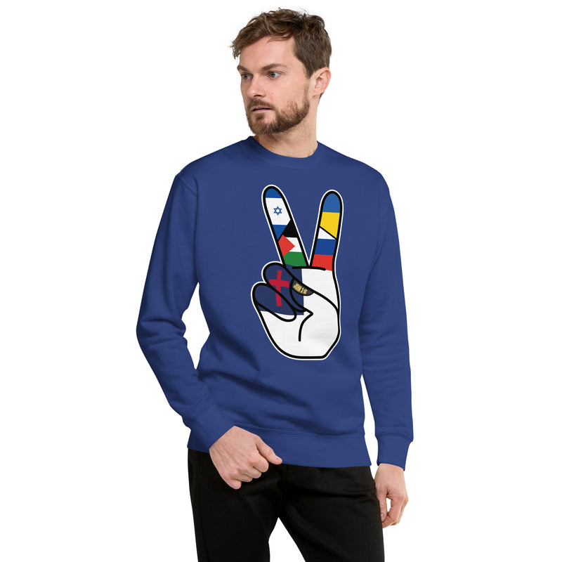 Christian Flag For Peace Sweat Shirt