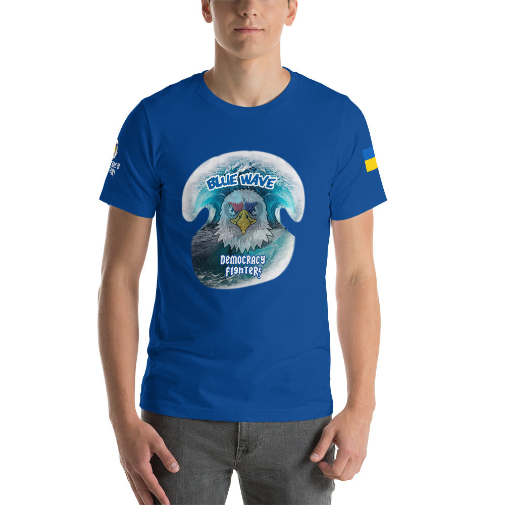 Men's Democracy Fighters Blue Wave Tee | Democracyfighter