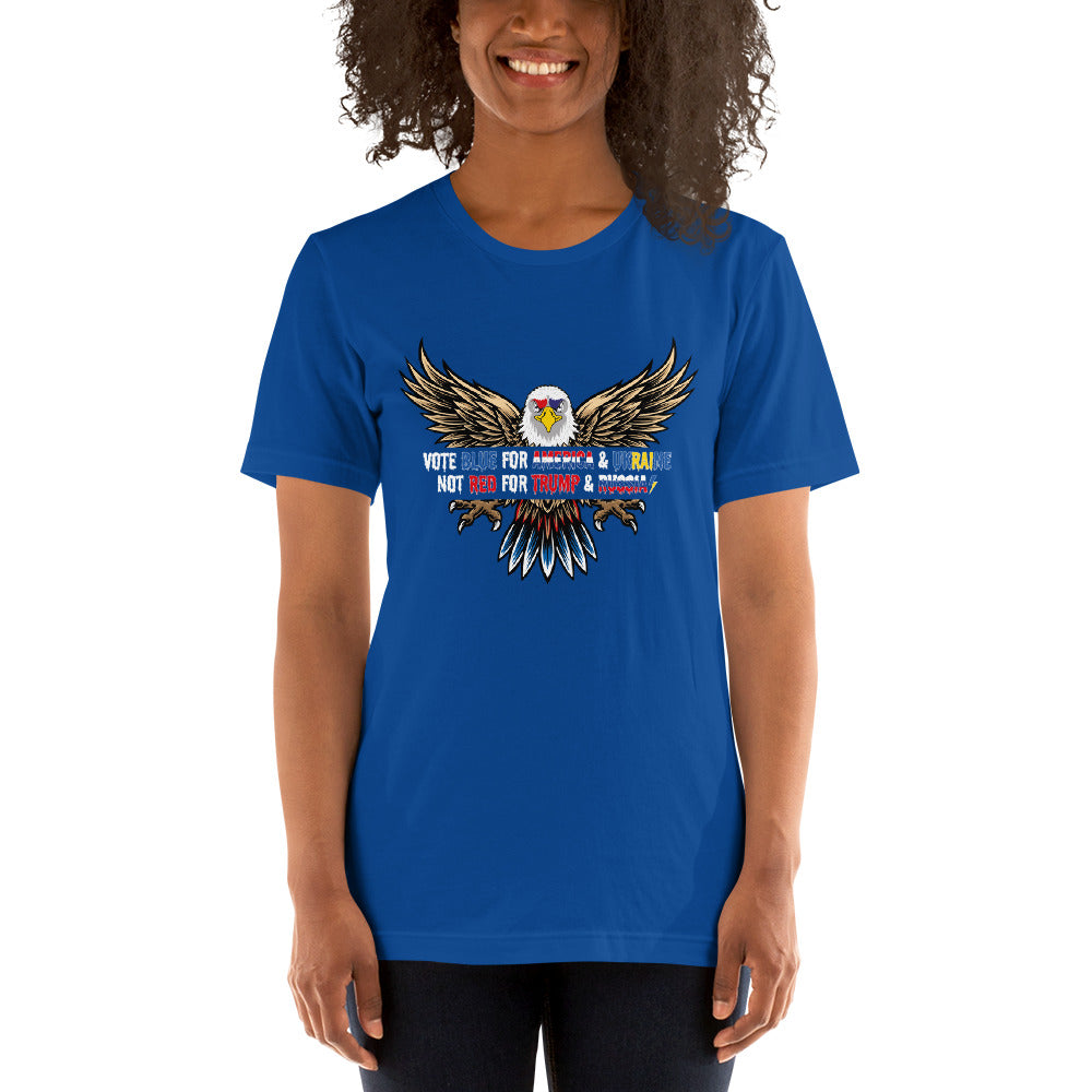 Women's Democracy Fighters Blue For America Tee | Democracyfighter