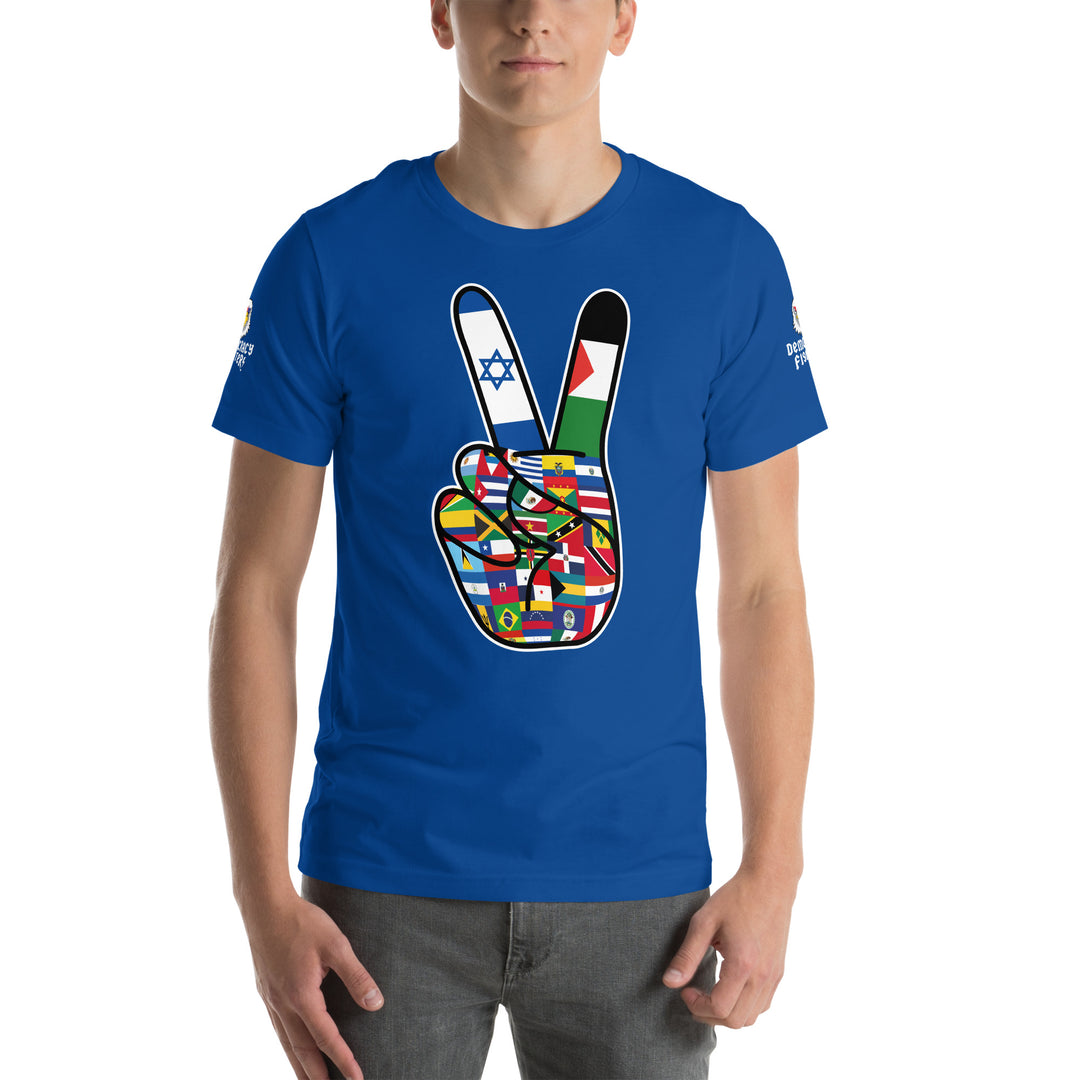Men's Latin American For Peace Tee | African, America, Caribbean, Gaza Peace, Israel, Latin America, Palestinian, World | Democracyfighterz