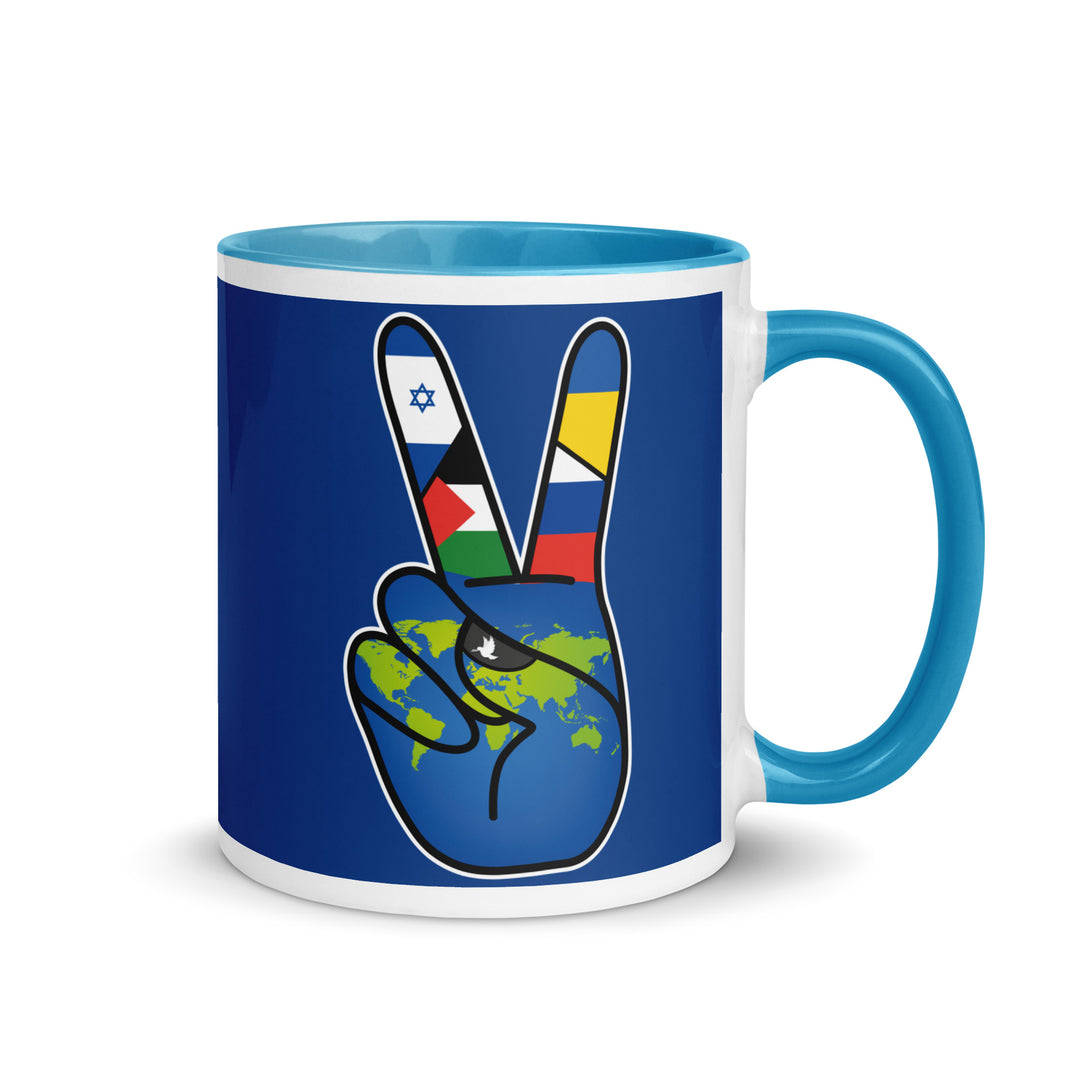 WORLD FOR PEACE COFFE MUG | African, Gaza Peace, Latin America, Palestinian | Democracyfighterz