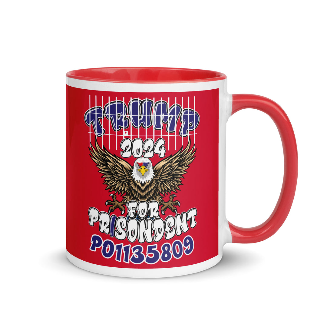 Trump 2024 For Prisodent Red Coffee Mug | Democracyfighter