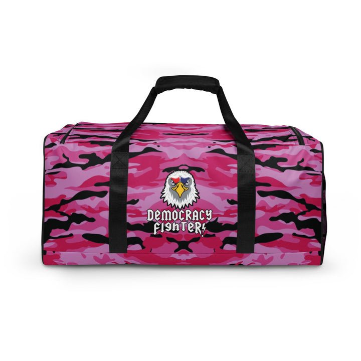 Democracy Fighter Pink Camo Duffle/Gym Bag | Democracyfighter