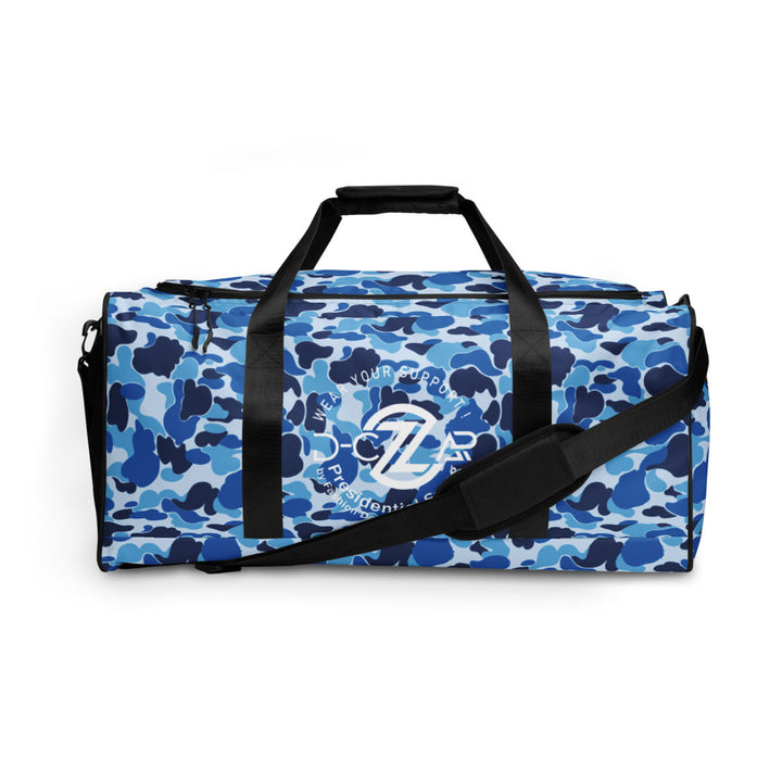 Democracy Fighter Blue Camo Duffle/Gym Bag | Democracyfighter