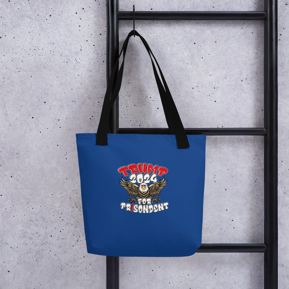 Trump 2024 For Prisodent  Tote Bag | Democracyfighter