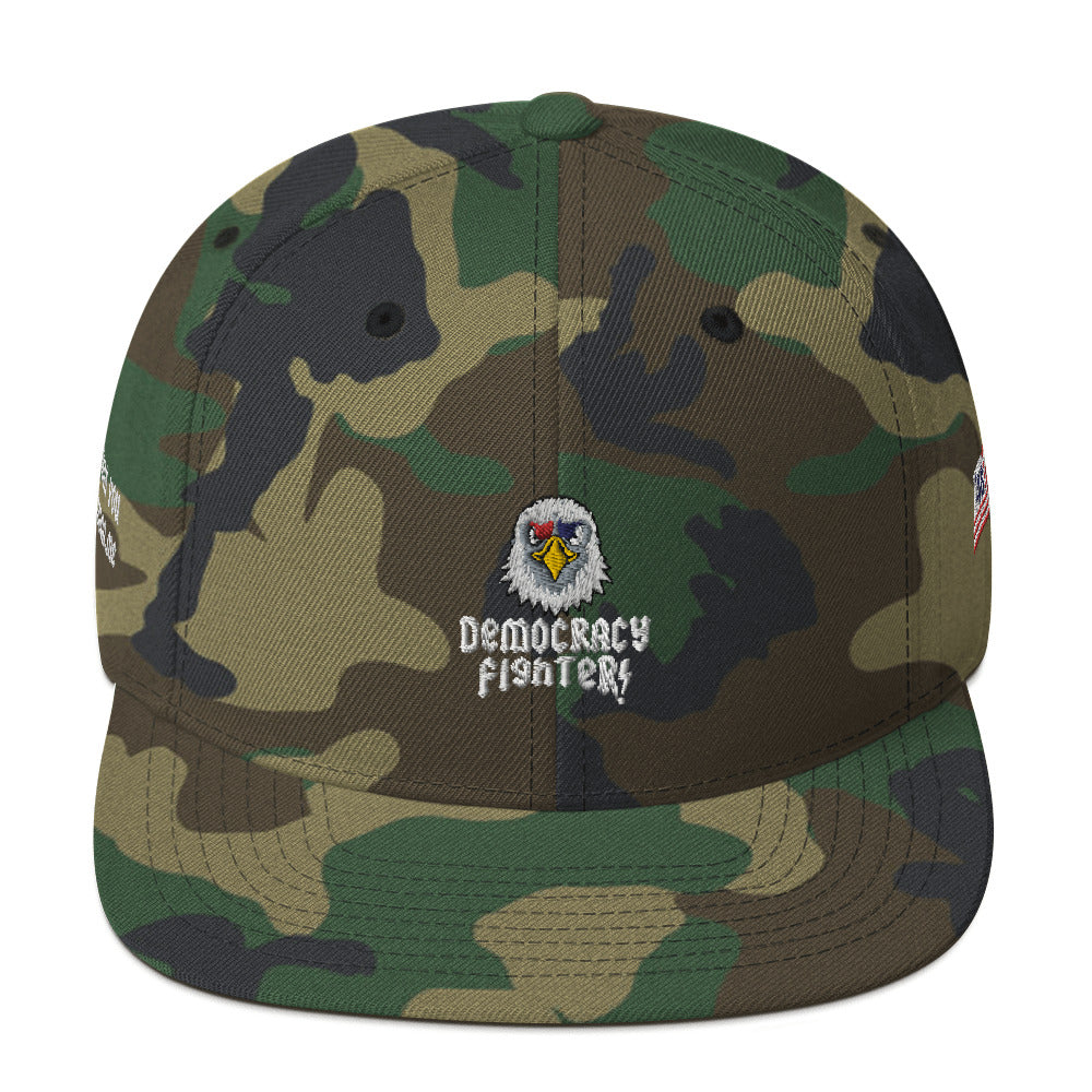 Classic Snapback Democracy Fighter Defender (Camo) hat | joebyedon