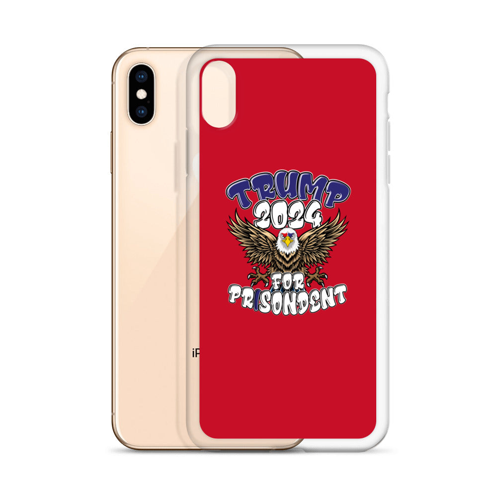 Trump 2024 For Prisodent  Clear Case for iPhone®