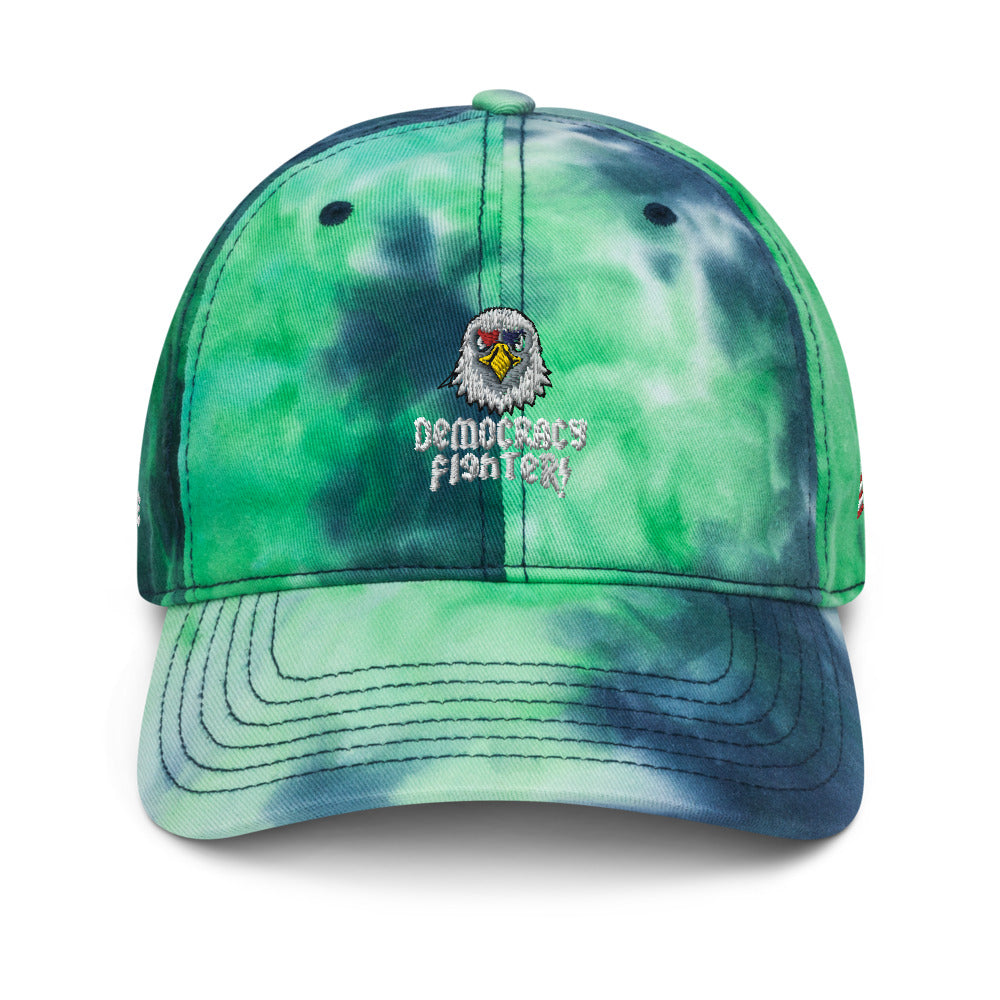 Democracy Fighter Tie Dye( Ocean Color) Hat | joebyedon