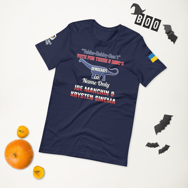 Men's Yabby-Dabby Don't Vote for These Two Dino's Tee | Democracyfighter